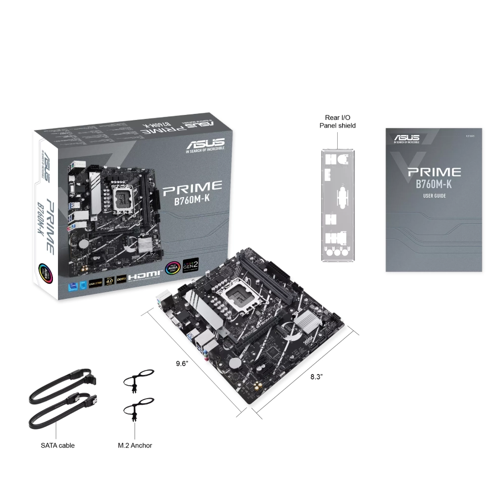 Asus Motherboard PRIME B760M-K DDR5 For Intel 12th | 13th | 14th Gen view 7